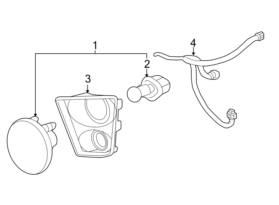 FRONT LAMPS. DAYTIME RUNNING LAMP COMPONENTS.