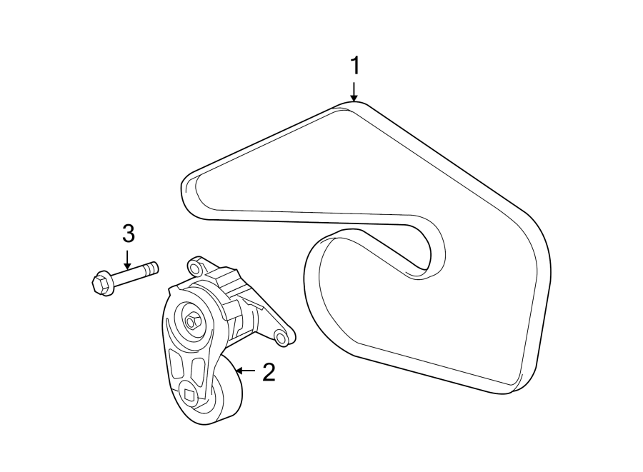 Diagram Rear suspension. Belts & pulleys. for your Buick