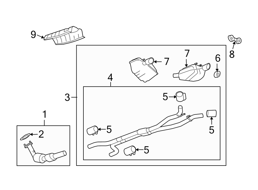 5EXHAUST SYSTEM. EXHAUST COMPONENTS.https://images.simplepart.com/images/parts/motor/fullsize/CD10285.png