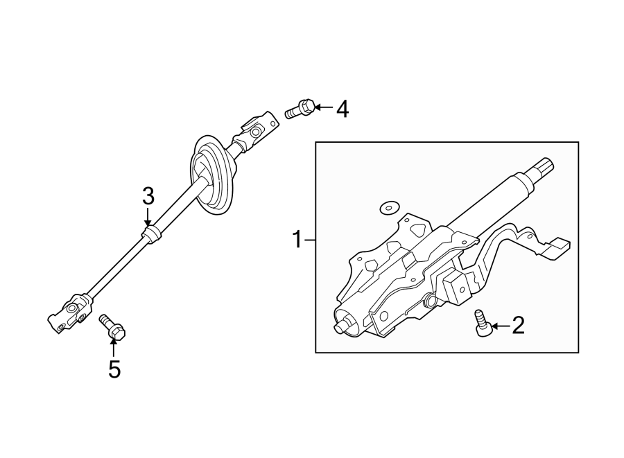 STEERING COLUMN ASSEMBLY.