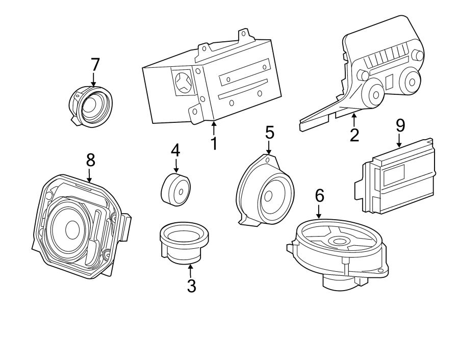 Diagram INSTRUMENT PANEL. SOUND SYSTEM. for your 2004 Buick Century   