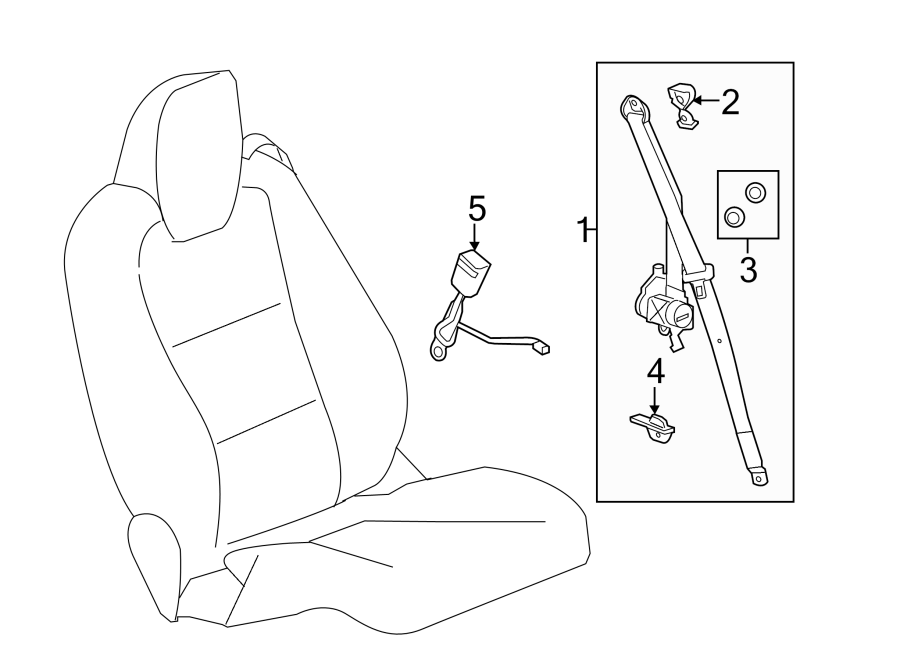 RESTRAINT SYSTEMS. FRONT SEAT BELTS.