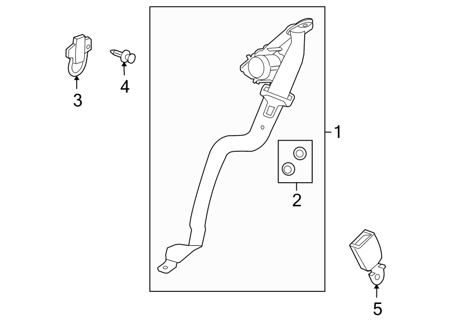 RESTRAINT SYSTEMS. REAR SEAT BELTS.