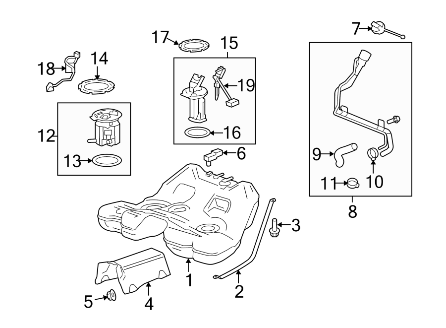 FUEL SYSTEM COMPONENTS. Diagram