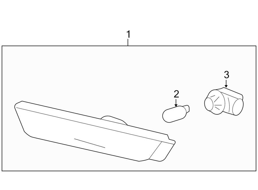 1Rear lamps. Windshield. Side marker lamps.https://images.simplepart.com/images/parts/motor/fullsize/CD10650.png