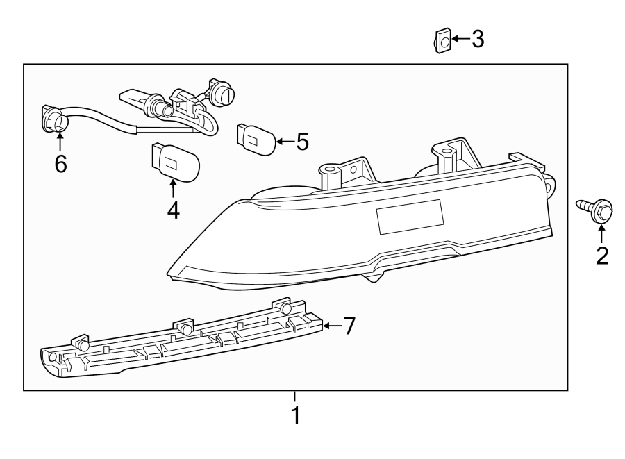 Diagram REAR LAMPS. TAIL LAMPS. for your 2018 Chevrolet Spark 1.4L Ecotec CVT ACTIV Hatchback 