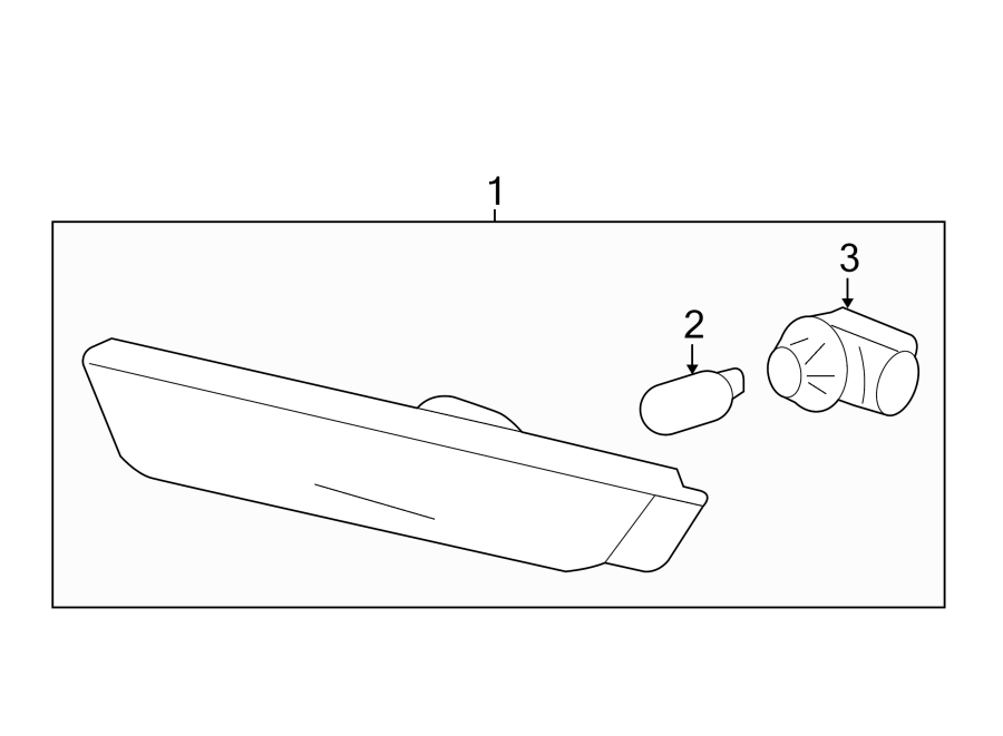 Diagram REAR LAMPS. SIDE MARKER LAMPS. for your 2007 GMC Sierra 1500 Classic SL Crew Cab Pickup 4.3L Vortec V6 A/T RWD 