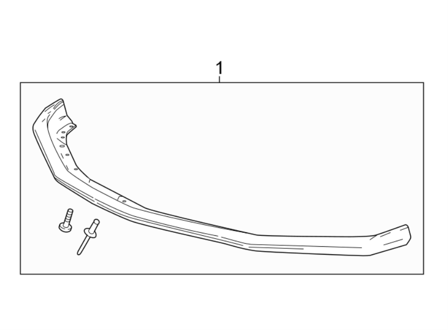 Diagram FRONT BUMPER & GRILLE. FRONT SPOILER. for your 2006 GMC Sierra 3500 6.6L Duramax V8 DIESEL A/T RWD SLT Crew Cab Pickup 