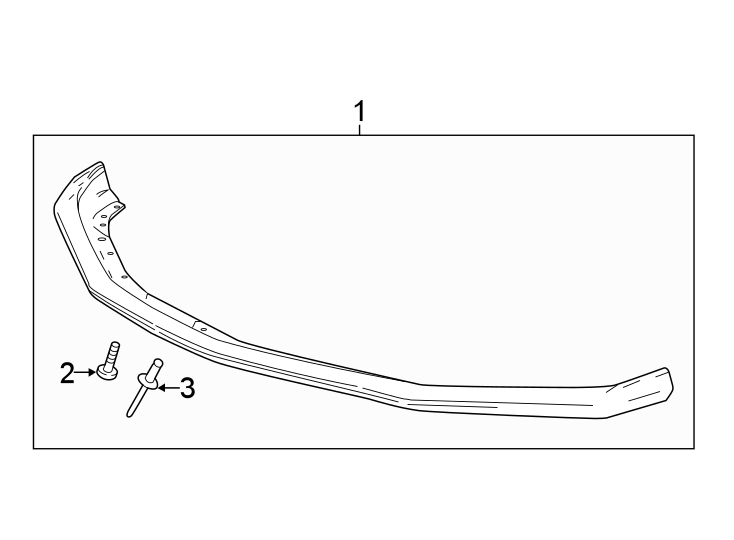 Diagram FRONT BUMPER & GRILLE. FRONT SPOILER. for your 2006 GMC Sierra 3500 8.1L Vortec V8 A/T 4WD SLT Crew Cab Pickup 