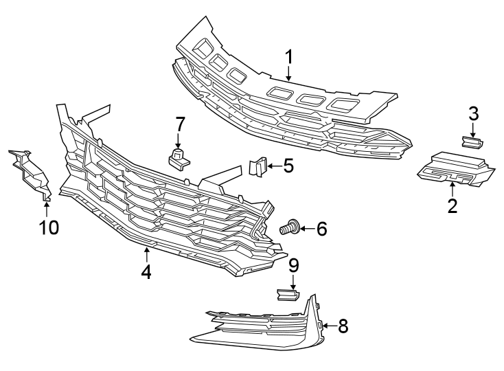 15FRONT BUMPER & GRILLE. GRILLE & COMPONENTS.https://images.simplepart.com/images/parts/motor/fullsize/CD16016.png