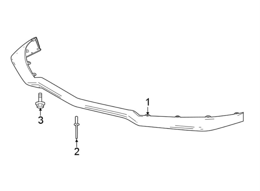 Diagram FRONT BUMPER & GRILLE. FRONT SPOILER. for your 2006 GMC Sierra 3500 8.1L Vortec V8 A/T 4WD SLT Crew Cab Pickup 