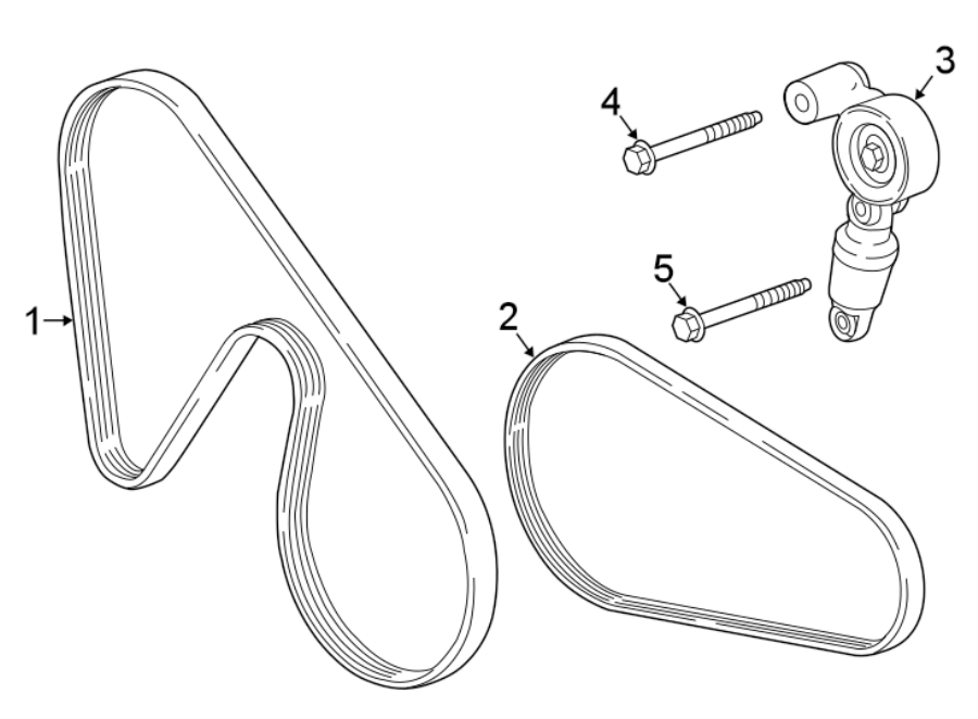 Diagram BELTS & PULLEYS. for your 2011 GMC Sierra 2500 HD  SLE Standard Cab Pickup 