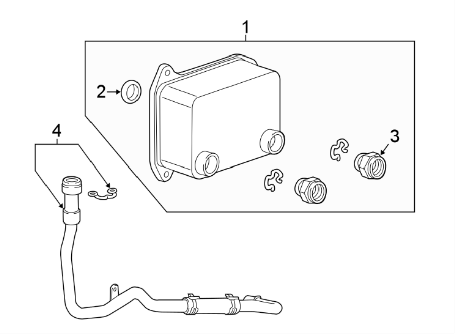 Diagram OIL COOLER. for your 2013 Chevrolet Equinox   