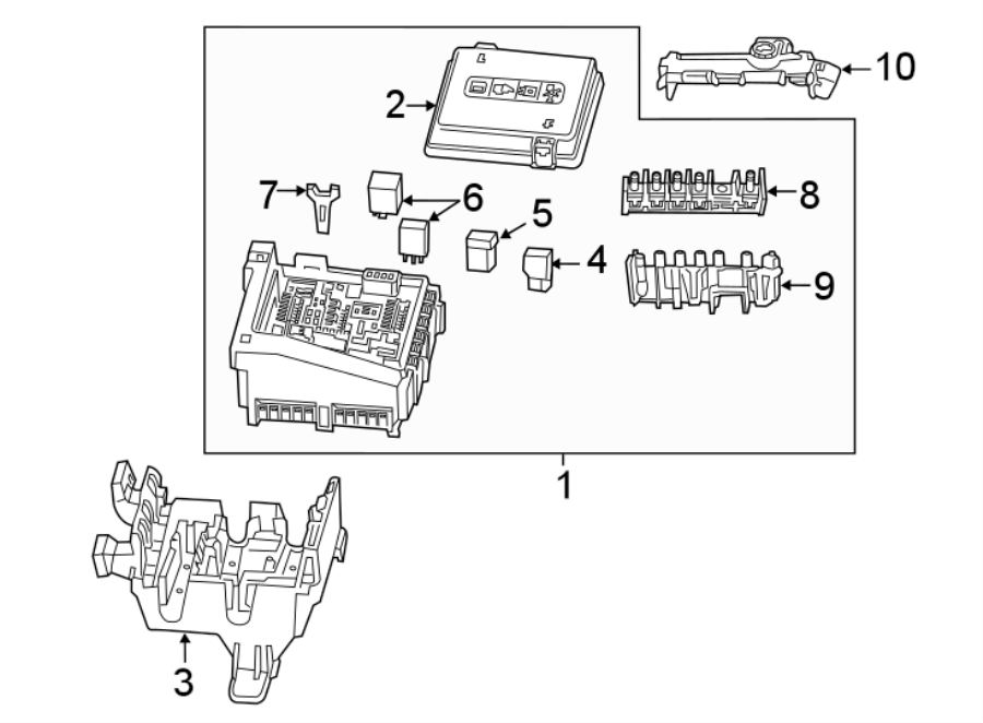 Diagram FUSE & RELAY. for your 2017 Chevrolet Camaro 6.2L V8 M/T ZL1 Coupe 