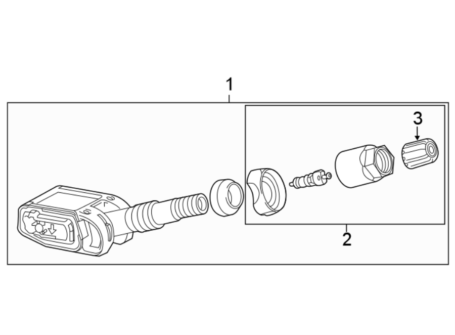 TIRE PRESSURE MONITOR COMPONENTS.