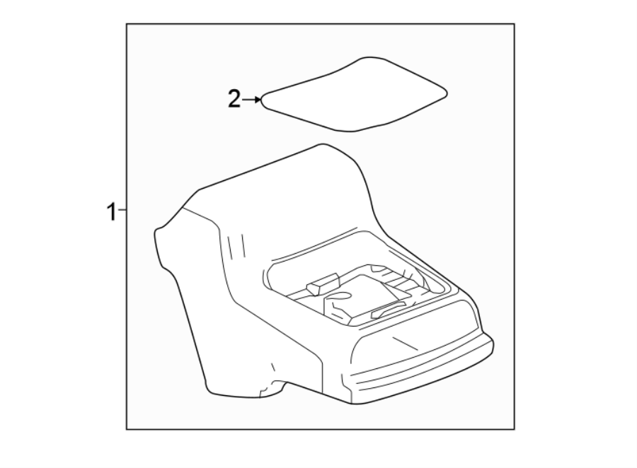 Diagram CENTER CONSOLE. for your 2015 Chevrolet Spark   