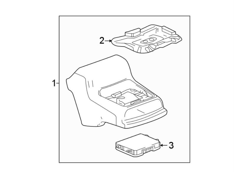 Diagram CENTER CONSOLE. for your 2013 Chevrolet Spark   