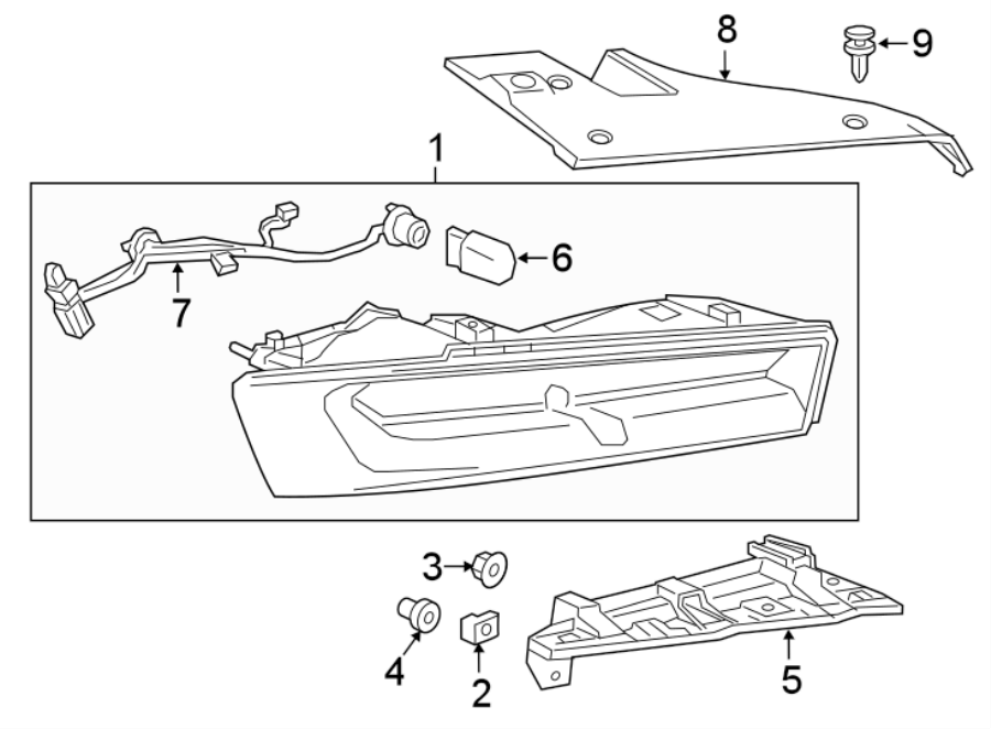 Diagram REAR LAMPS. TAIL LAMPS. for your 2005 Chevrolet Monte Carlo   