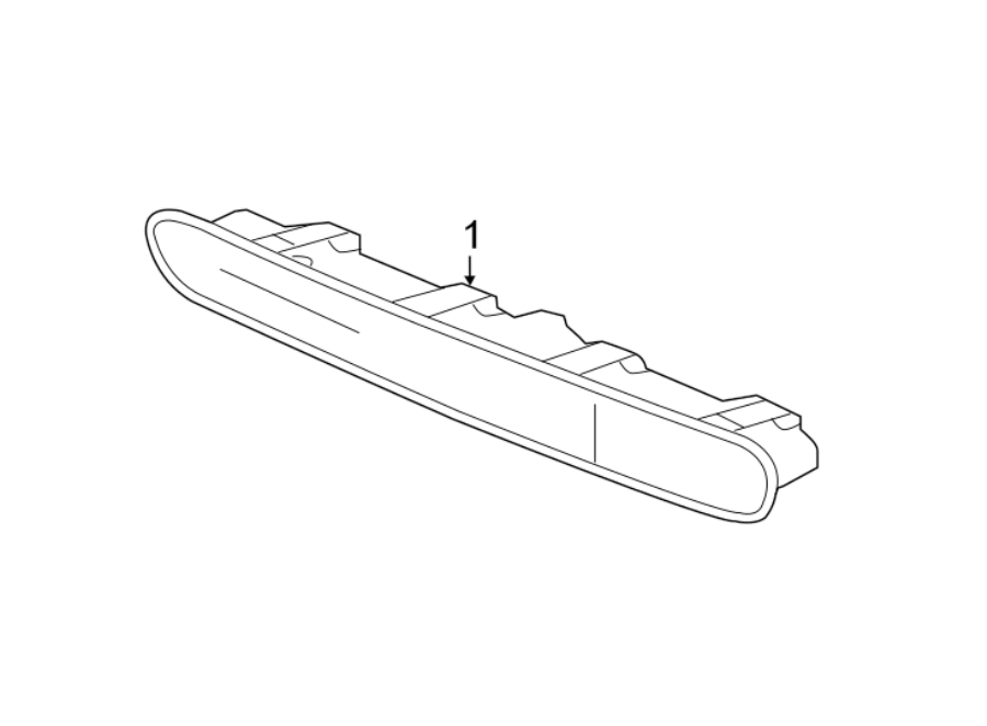 Diagram REAR LAMPS. HIGH MOUNTED STOP LAMP. for your 2020 Chevrolet Camaro  SS Coupe 