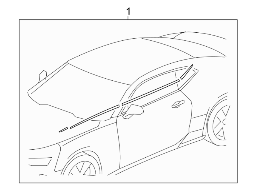 Diagram STRIPE TAPE. for your 2017 Chevrolet Camaro LT Coupe 2.0L Ecotec M/T 