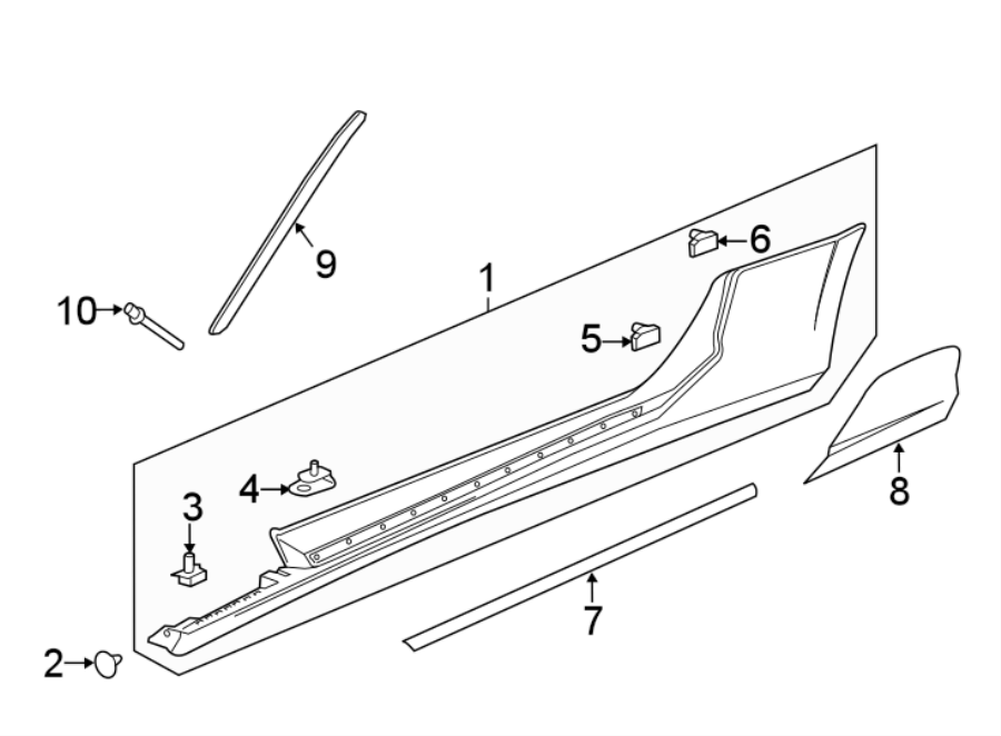 Diagram PILLARS. ROCKER & FLOOR. EXTERIOR TRIM. for your Hummer