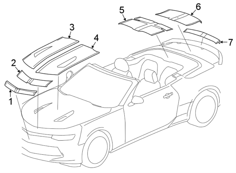 Diagram STRIPE TAPE. for your Chevrolet Equinox  