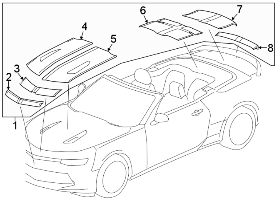 Diagram STRIPE TAPE. for your Chevrolet Equinox  