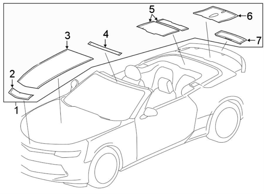 Diagram STRIPE TAPE. for your Chevrolet Equinox  