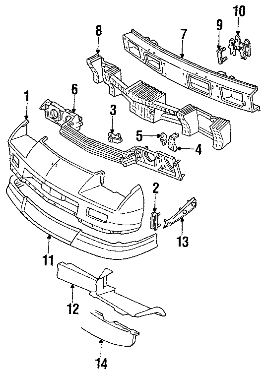 10FRONT BUMPER. BUMPER & COMPONENTS.https://images.simplepart.com/images/parts/motor/fullsize/CD2013.png