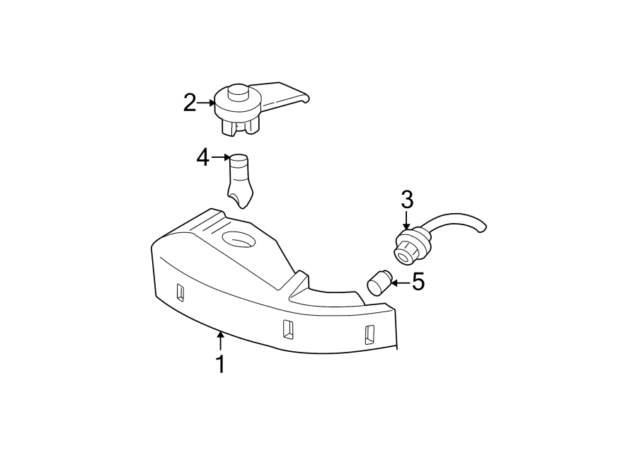 Diagram FRONT LAMPS. PARK LAMPS. for your 2003 GMC Sierra 2500 HD 6.6L Duramax V8 DIESEL A/T RWD SLE Standard Cab Pickup 