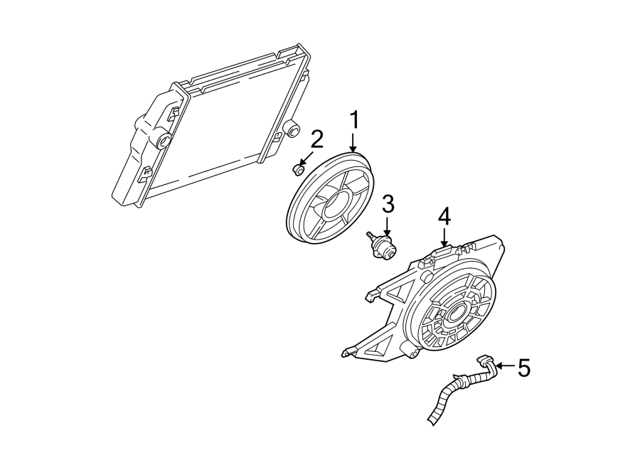 Diagram Cooling fan. for your 2013 Chevrolet Equinox LTZ Sport Utility  