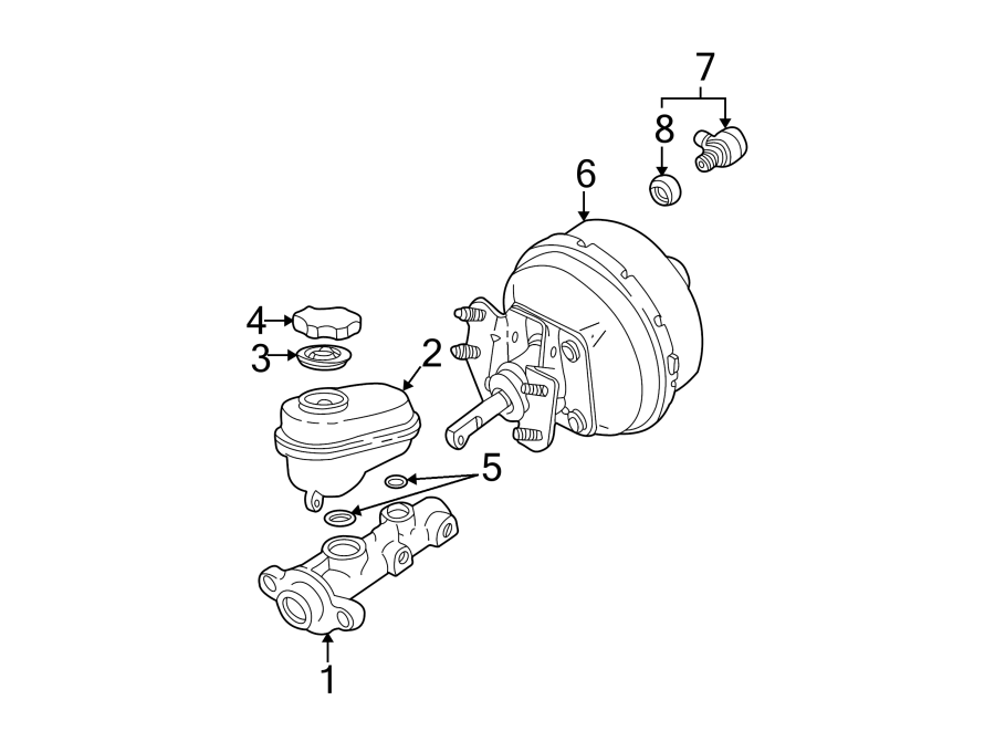 Full size assembly image of COMPONENTS ON COWL. (1/1)