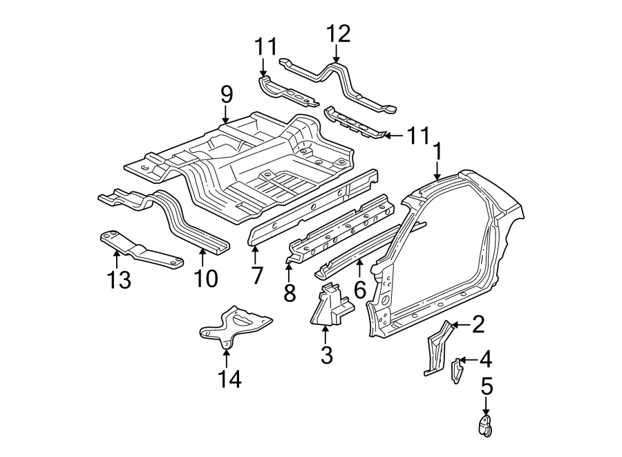 4PILLARS. ROCKER & FLOOR. FLOOR & RAILS. UNISIDE.https://images.simplepart.com/images/parts/motor/fullsize/CD93440.png