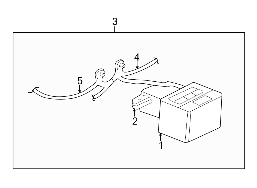 Diagram BATTERY. for your 2006 GMC Sierra 3500 6.0L Vortec V8 M/T 4WD SLT Extended Cab Pickup Fleetside 