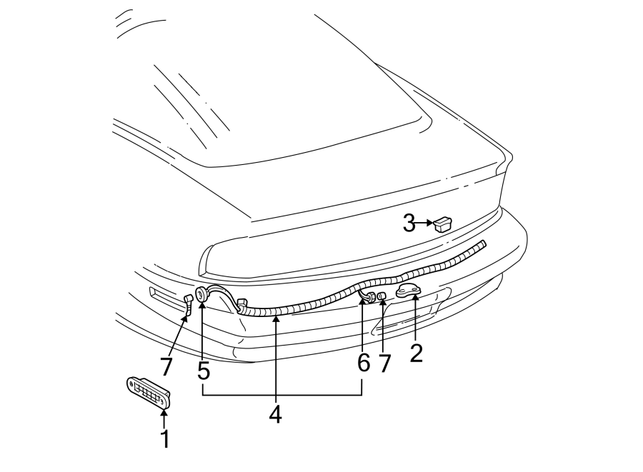 REAR LAMPS. LICENSE & SIDE MARKER LAMPS.