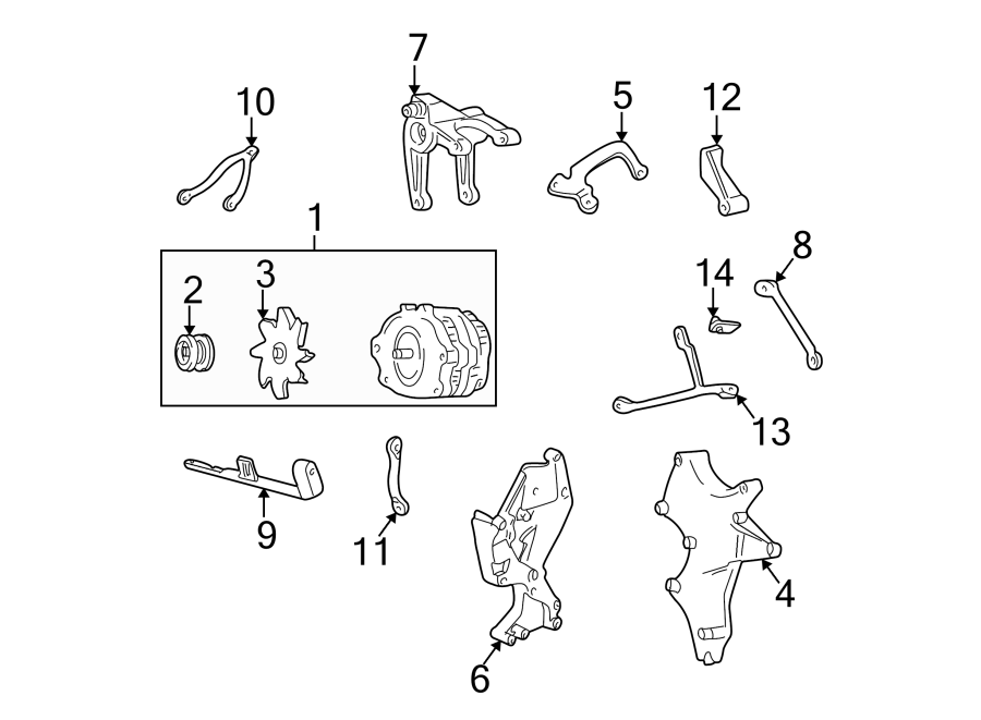 Diagram 5. 7 liter. for your 2014 GMC Sierra 2500 HD 6.0L Vortec V8 CNG A/T RWD WT Crew Cab Pickup 