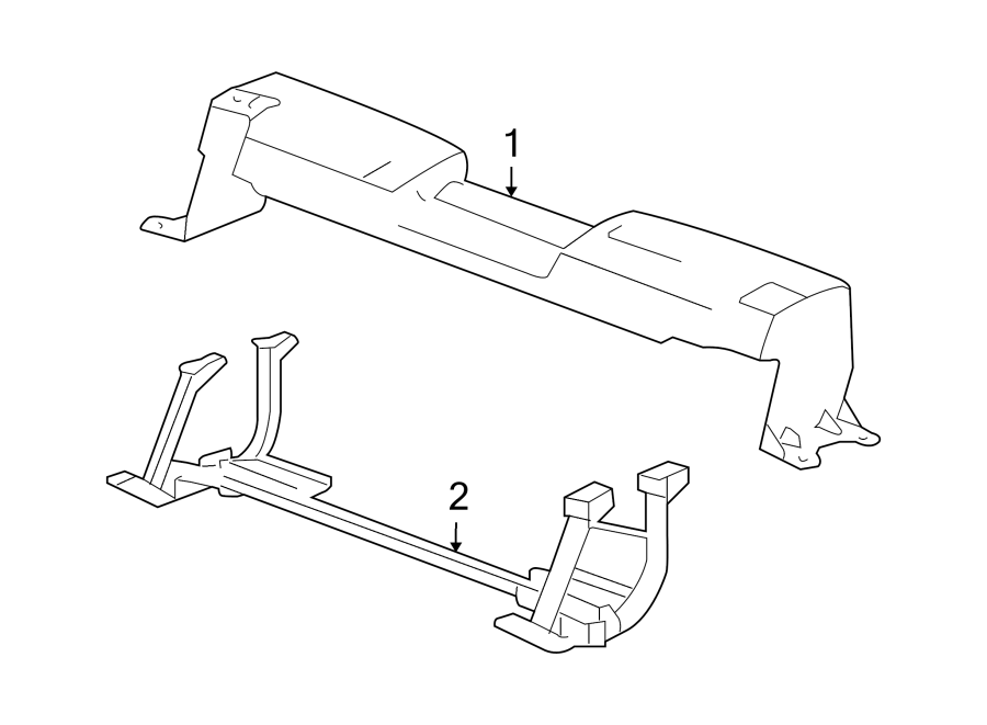 Diagram RADIATOR SUPPORT. for your GMC Sierra 1500 Classic  