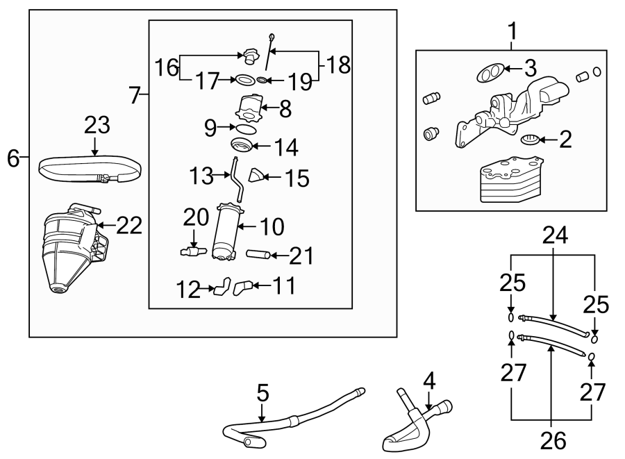 OIL COOLER. Diagram