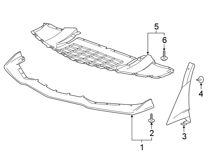 5FRONT BUMPER & GRILLE. SPOILER.https://images.simplepart.com/images/parts/motor/fullsize/CF14014.png