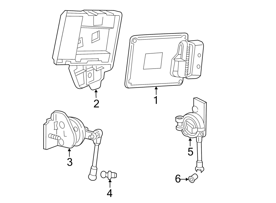 Diagram RIDE CONTROL COMPONENTS. for your 2021 Chevrolet Camaro 6.2L V8 A/T ZL1 Convertible 