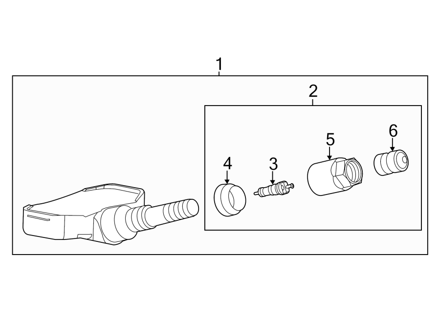 TIRE PRESSURE MONITOR COMPONENTS.