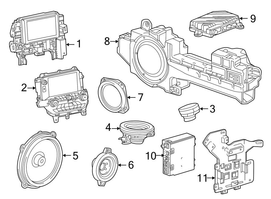 Diagram INSTRUMENT PANEL. SOUND SYSTEM. for your 1984 Buick Century   