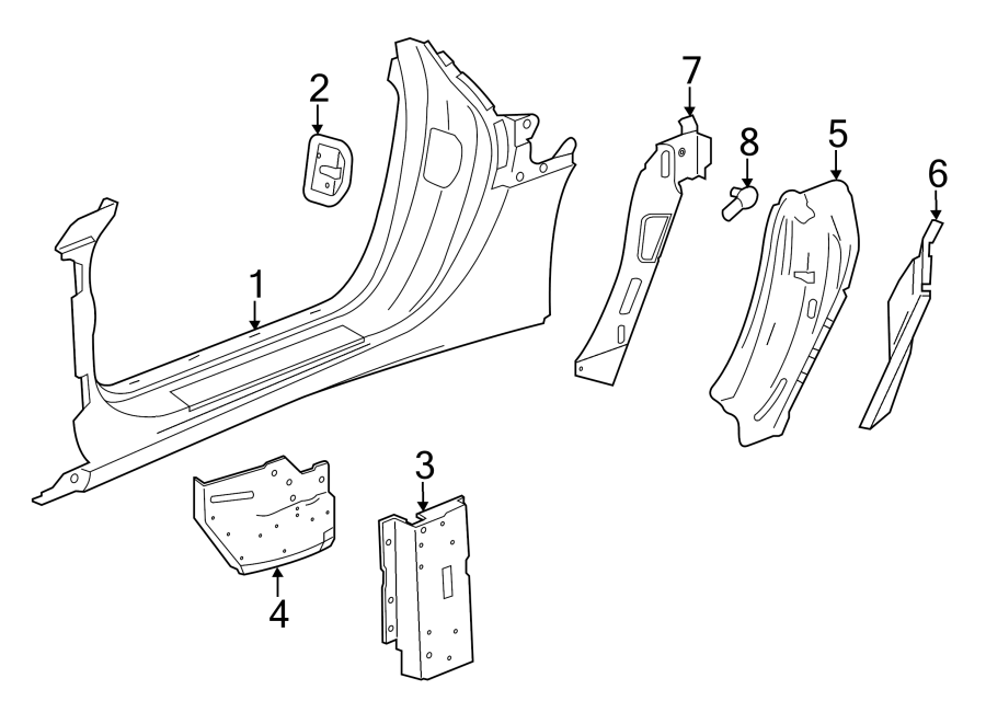 5PILLARS. ROCKER & FLOOR. APERTURE PANEL. HINGE PILLAR. LOCK PILLAR.https://images.simplepart.com/images/parts/motor/fullsize/CF14435.png