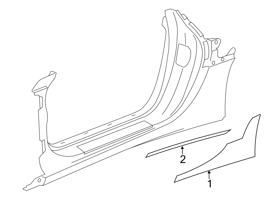 1PILLARS. ROCKER & FLOOR. EXTERIOR TRIM.https://images.simplepart.com/images/parts/motor/fullsize/CF14445.png