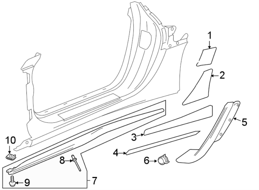 2PILLARS. ROCKER & FLOOR. EXTERIOR TRIM.https://images.simplepart.com/images/parts/motor/fullsize/CF14447.png