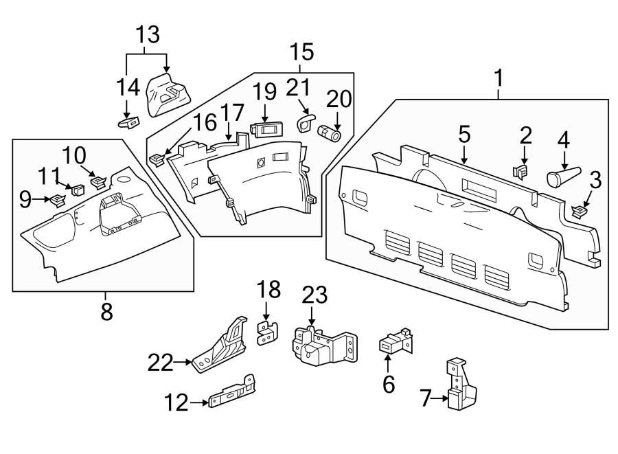 21Rear body & floor. Interior trim.https://images.simplepart.com/images/parts/motor/fullsize/CF14570.png