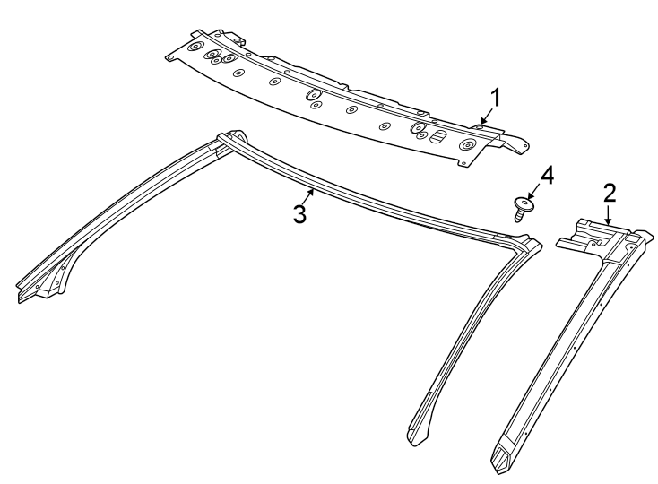 3Roof. Windshield header & components.https://images.simplepart.com/images/parts/motor/fullsize/CF20420.png