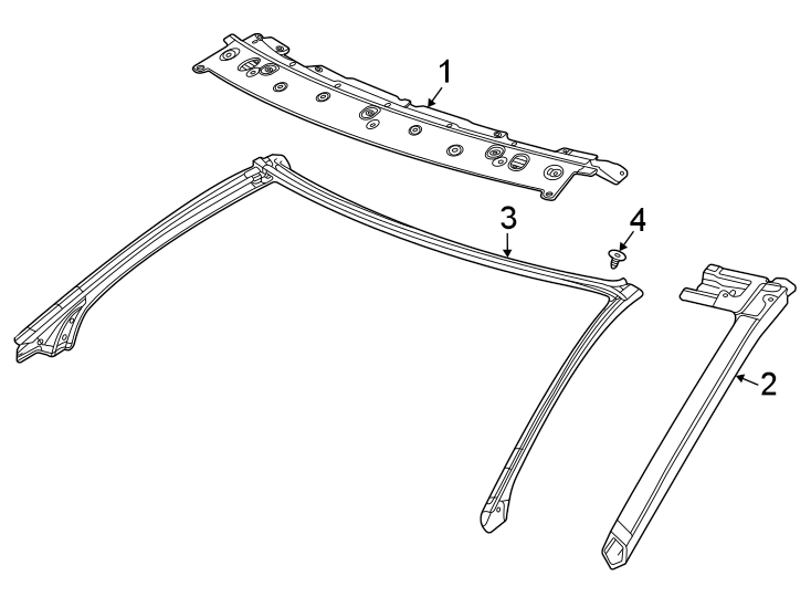 3Roof. Windshield header & components.https://images.simplepart.com/images/parts/motor/fullsize/CF20436.png