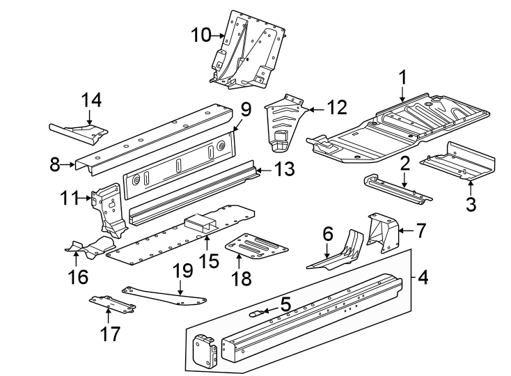 16Pillars. Rocker & floor.https://images.simplepart.com/images/parts/motor/fullsize/CF20495.png