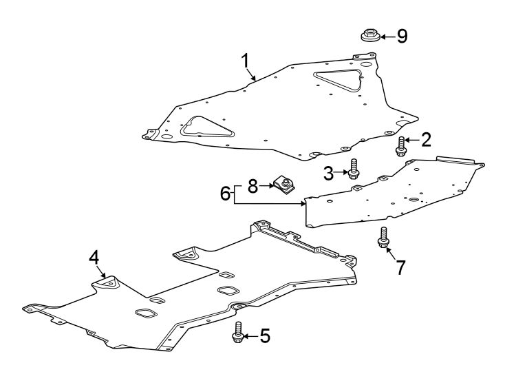 6Rear body & floor. Splash shields.https://images.simplepart.com/images/parts/motor/fullsize/CF20618.png